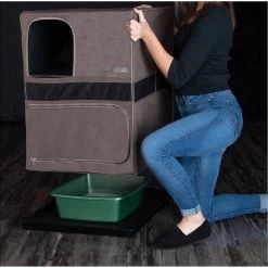 Pet Gear Prp Pawty Space Saver Cat Litter Box Enclosure -Purrfect Litter Shop 200702 PT4. AC SS1800 V1573165076