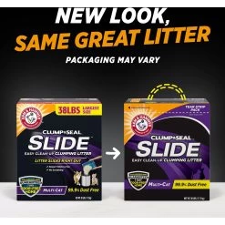 Arm & Hammer Litter Slide Multi-Cat Scented Clumping Clay Cat Litter -Purrfect Litter Shop 207535 PT2. AC SS1800 V1685042114