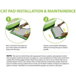 Paw Inspired Cat Litter Pads, 20 Count -Purrfect Litter Shop 208510 PT4. AC SS1800 V1683897535