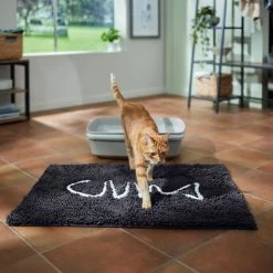 Frisco Microfiber Chenille Fish Bone Litter Mat 11 Frisco Microfiber Chenille Fish Bone Litter Mat -Purrfect Litter Shop 236242 PT3. AC SS1800 V1676556249
