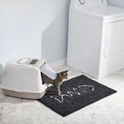 Frisco Microfiber Chenille Fish Bone Litter Mat 12 Frisco Microfiber Chenille Fish Bone Litter Mat -Purrfect Litter Shop 236242 PT4. AC SS1800 V1606833806