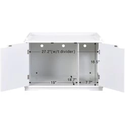 Unipaws Decorative Cat Litter Box Enclosure -Purrfect Litter Shop 241607 PT7. AC SS1800 V1631606820