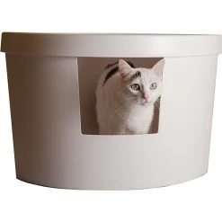 Kitangle Corner Kitty Cat Litter Box, Large -Purrfect Litter Shop 252798 PT2. AC SS1800 V1600904210