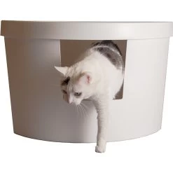 Kitangle Corner Kitty Cat Litter Box, Large -Purrfect Litter Shop 252798 PT6. AC SS1800 V1600901765