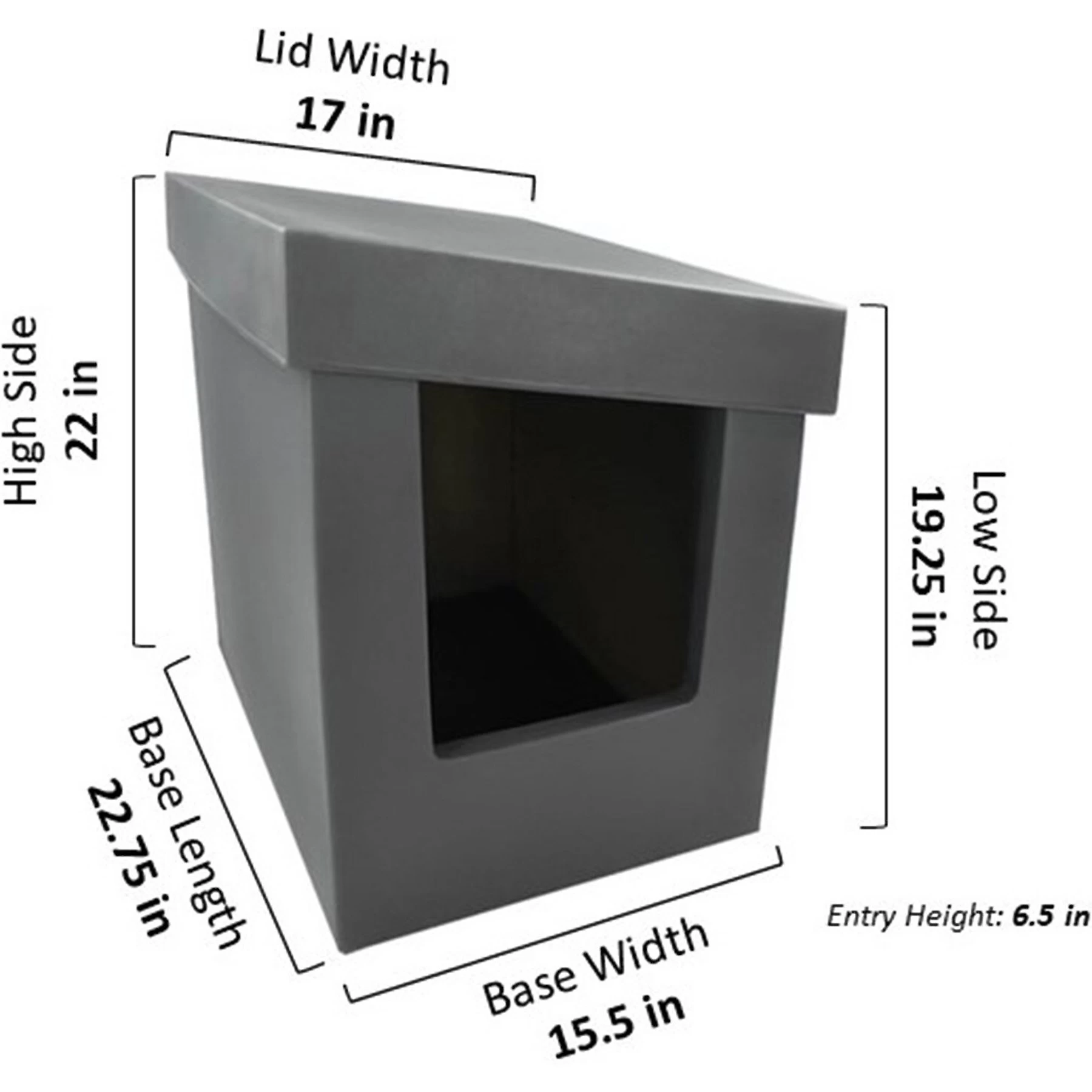 Kitangle Slope Style Cat Litter Box 4 Kitangle Slope Style Cat Litter Box - Image 2