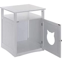 Sweet Barks Wooden Nightstand Cat Litter Box Enclosure -Purrfect Litter Shop 258689 PT2. AC SS1800 V1607645241