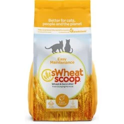 SWheat Scoop Easy Maintenance Clumping Wheat-Corn Cat Litter