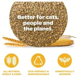 SWheat Scoop Easy Maintenance Clumping Wheat-Corn Cat Litter -Purrfect Litter Shop 264463 PT3. AC SS1800 V1667518043