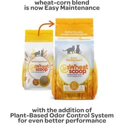 SWheat Scoop Easy Maintenance Clumping Wheat-Corn Cat Litter -Purrfect Litter Shop 264463 PT4. AC SS1800 V1667520085
