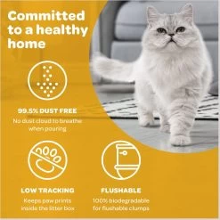 SWheat Scoop Easy Maintenance Clumping Wheat-Corn Cat Litter -Purrfect Litter Shop 264463 PT5. AC SS1800 V1667519981