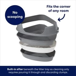 Frisco Corner Sifting Cat Litter Box With Rim -Purrfect Litter Shop 264933 PT2. AC SS1800 V1675279993