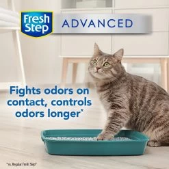 Fresh Step Advanced Multi-Cat Febreze Freshness Scented Clumping Clay Cat Litter, 18.5-lb Box -Purrfect Litter Shop 266338 PT3. AC SS1800 V1694465214