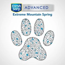 Fresh Step Advanced Extreme Mountain Spring Scented Clumping Clay Cat Litter, 18.5-lb Box -Purrfect Litter Shop 266341 PT2. AC SS1800 V1694465217