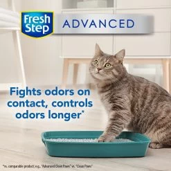 Fresh Step Advanced Simply Unscented Clumping Clay Cat Litter, 18.5-lb Box -Purrfect Litter Shop 266344 PT4. AC SS1800 V1694459346