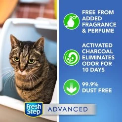 Fresh Step Advanced Simply Unscented Clumping Clay Cat Litter, 18.5-lb Box -Purrfect Litter Shop 266344 PT6. AC SS1800 V1694455091