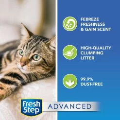 Fresh Step Advanced Refreshing Gain Scented Clumping Clay Cat Litter, 18.5-lb Box, 2 Pack 17 Fresh Step Advanced Refreshing Gain Scented Clumping Clay Cat Litter, 18.5-lb Box, 2 Pack -Purrfect Litter Shop 266347 PT6. AC SS1800 V1694465656