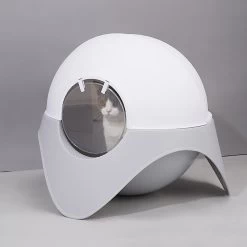 ZEZE Space Capsule Cat Litter Box -Purrfect Litter Shop 266611 PT2. AC SS1800 V1632888725