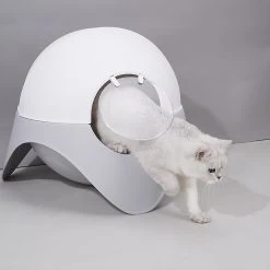 ZEZE Space Capsule Cat Litter Box -Purrfect Litter Shop 266611 PT3. AC SS1800 V1632890525