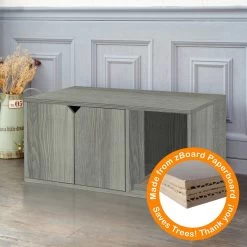 Way Basics ZBoard Paperboard Modern Enclosed Cat Litter Box -Purrfect Litter Shop 280425 PT5. AC SS1800 V1690291618