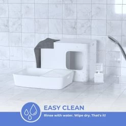 Meowy Studio Loo Enclosed Cat Litter Box Concealment -Purrfect Litter Shop 280430 PT3. AC SS1800 V1623358061