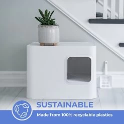 Meowy Studio Loo Enclosed Cat Litter Box Concealment -Purrfect Litter Shop 280430 PT6. AC SS1800 V1623358122