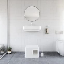 Meowy Studio Loo Enclosed Cat Litter Box Concealment -Purrfect Litter Shop 280430 PT8. AC SS1800 V1622121214