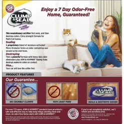 Arm & Hammer Litter Cat Litter Deodorizer Powder & Arm & Hammer Litter Clump & Seal Multi-Cat Scented Clumping Clay Cat Litter -Purrfect Litter Shop 292660 PT5. AC SS1800 V1619985426