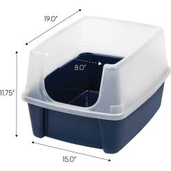 Frisco Plastic Litter Scooper With Caddy & IRIS USA Open Top Litter Box With Scatter Shield 14 Frisco Plastic Litter Scooper With Caddy & IRIS USA Open Top Litter Box With Scatter Shield -Purrfect Litter Shop 298166 PT5. AC SS1800 V1623196667