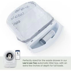 Casa Leo Leo's Loo Drawstring Waste Drawer Liners For Automatic Self-Cleaning Litter Boxes 13 Casa Leo Leo's Loo Drawstring Waste Drawer Liners For Automatic Self-Cleaning Litter Boxes -Purrfect Litter Shop 306527 PT3. AC SS1800 V1703871567