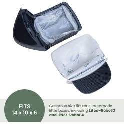 Casa Leo Leo's Loo Drawstring Waste Drawer Liners For Automatic Self-Cleaning Litter Boxes 14 Casa Leo Leo's Loo Drawstring Waste Drawer Liners For Automatic Self-Cleaning Litter Boxes -Purrfect Litter Shop 306527 PT4. AC SS1800 V1703871567