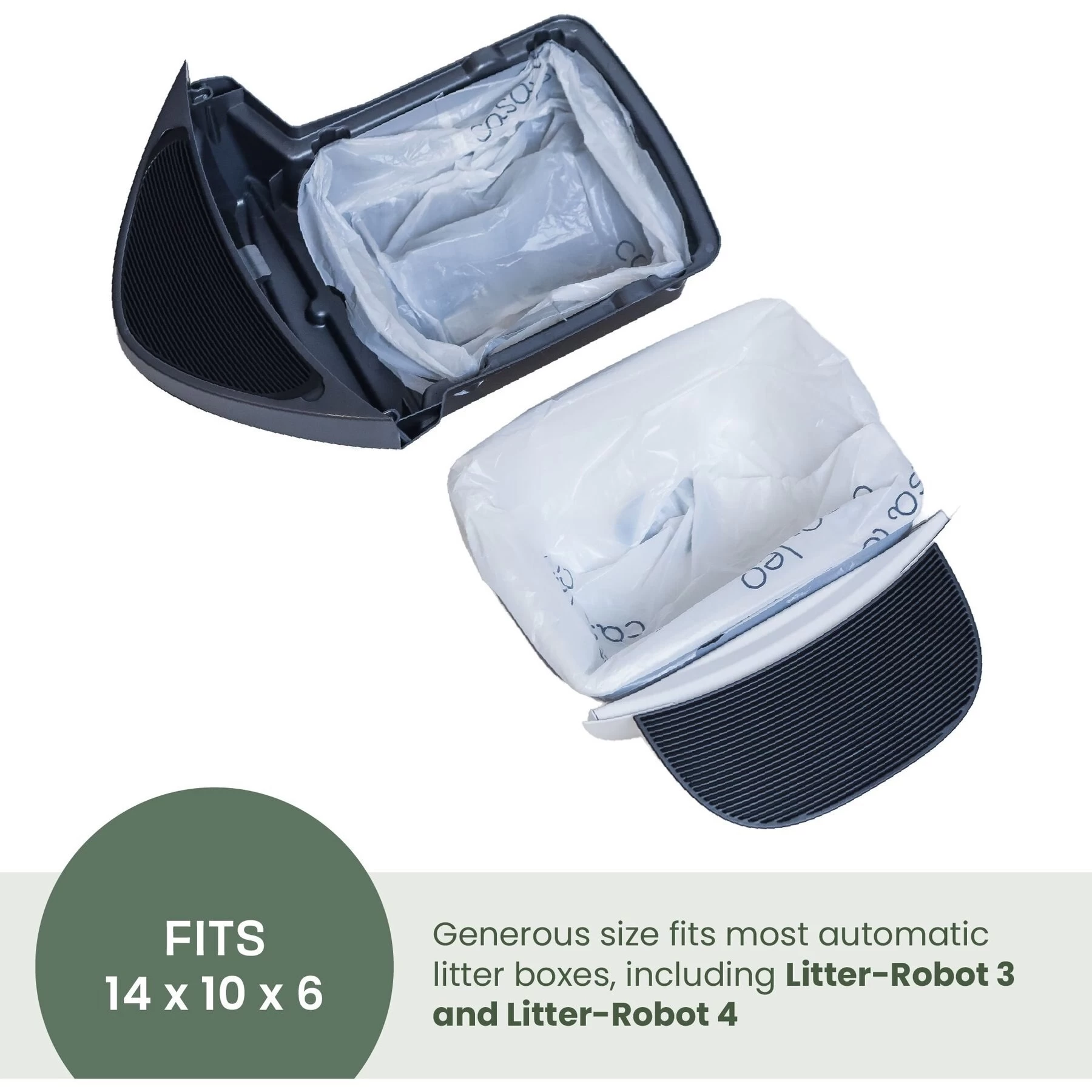 Casa Leo Leo's Loo Drawstring Waste Drawer Liners For Automatic Self-Cleaning Litter Boxes 7 Casa Leo Leo's Loo Drawstring Waste Drawer Liners For Automatic Self-Cleaning Litter Boxes - Image 5
