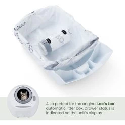 Casa Leo Leo's Loo Drawstring Waste Drawer Liners For Automatic Self-Cleaning Litter Boxes 16 Casa Leo Leo's Loo Drawstring Waste Drawer Liners For Automatic Self-Cleaning Litter Boxes -Purrfect Litter Shop 306527 PT6. AC SS1800 V1703871568