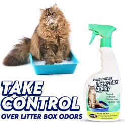 ZORBX Smell Nothing Litter Box Buddy Odor Remover, 24-oz Bottle -Purrfect Litter Shop 306746 PT5. AC SS1800 V1646778433
