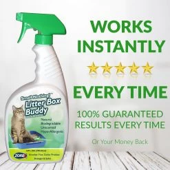 ZORBX Smell Nothing Litter Box Buddy Odor Remover, 24-oz Bottle -Purrfect Litter Shop 306746 PT6. AC SS1800 V1633107985