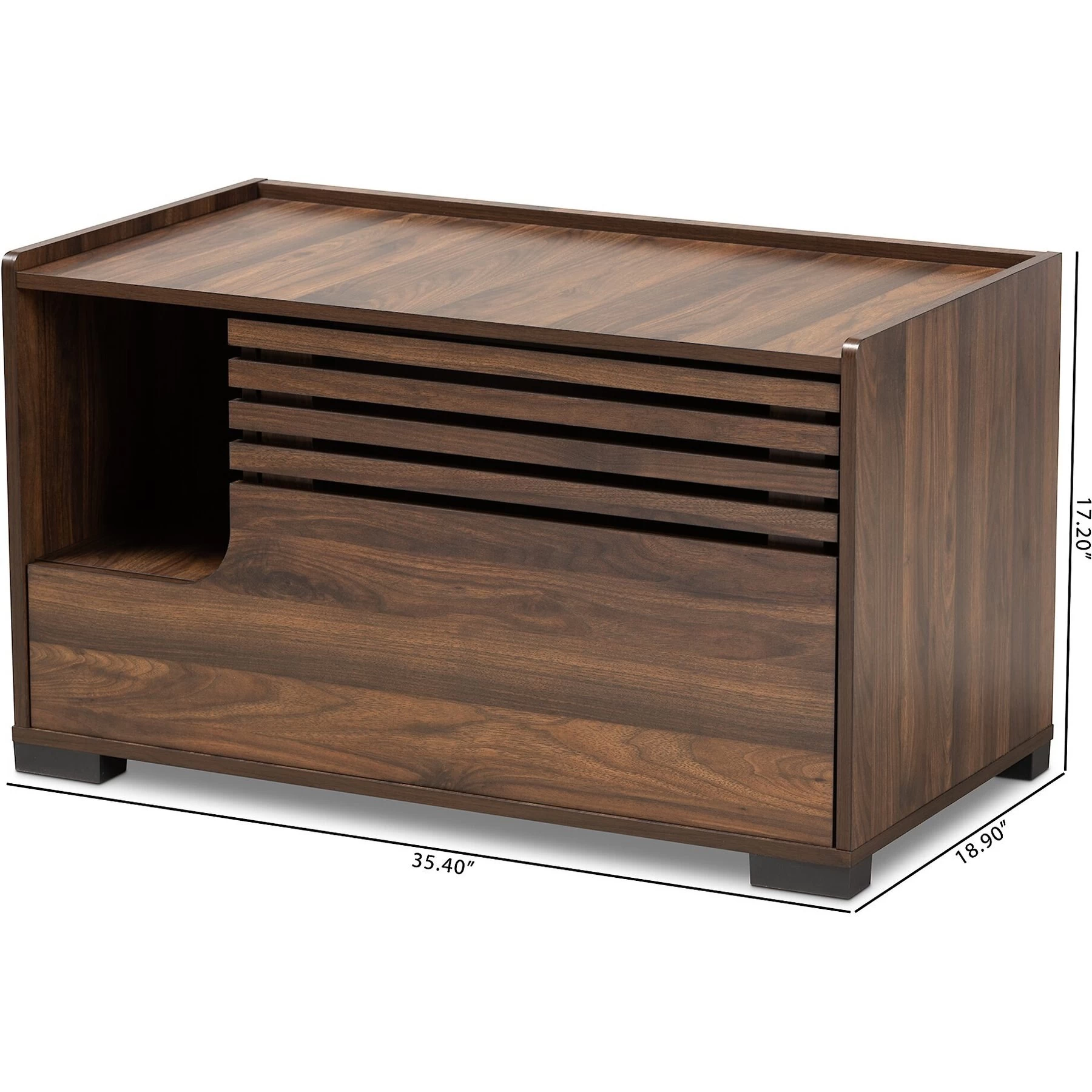 Baxton Studio Amara Cat Litter Box Cover House 10 Baxton Studio Amara Cat Litter Box Cover House - Image 8