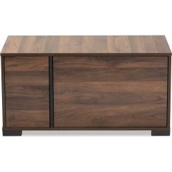 Baxton Studio Vere 2-Door Cat Litter Box Cover House -Purrfect Litter Shop 307851 PT4. AC SS1800 V1624315992