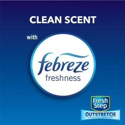Fresh Step Outstretch Concentrated Febreze Freshness Scented Clumping Clay Cat Litter -Purrfect Litter Shop 314020 PT6. AC SS1800 V1694465597