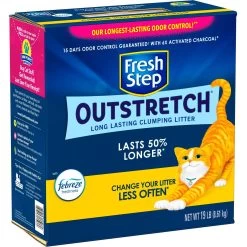 Fresh Step Outstretch Concentrated Febreze Freshness Scented Clumping Clay Cat Litter -Purrfect Litter Shop 314020 PT8. AC SS1800 V1694454631