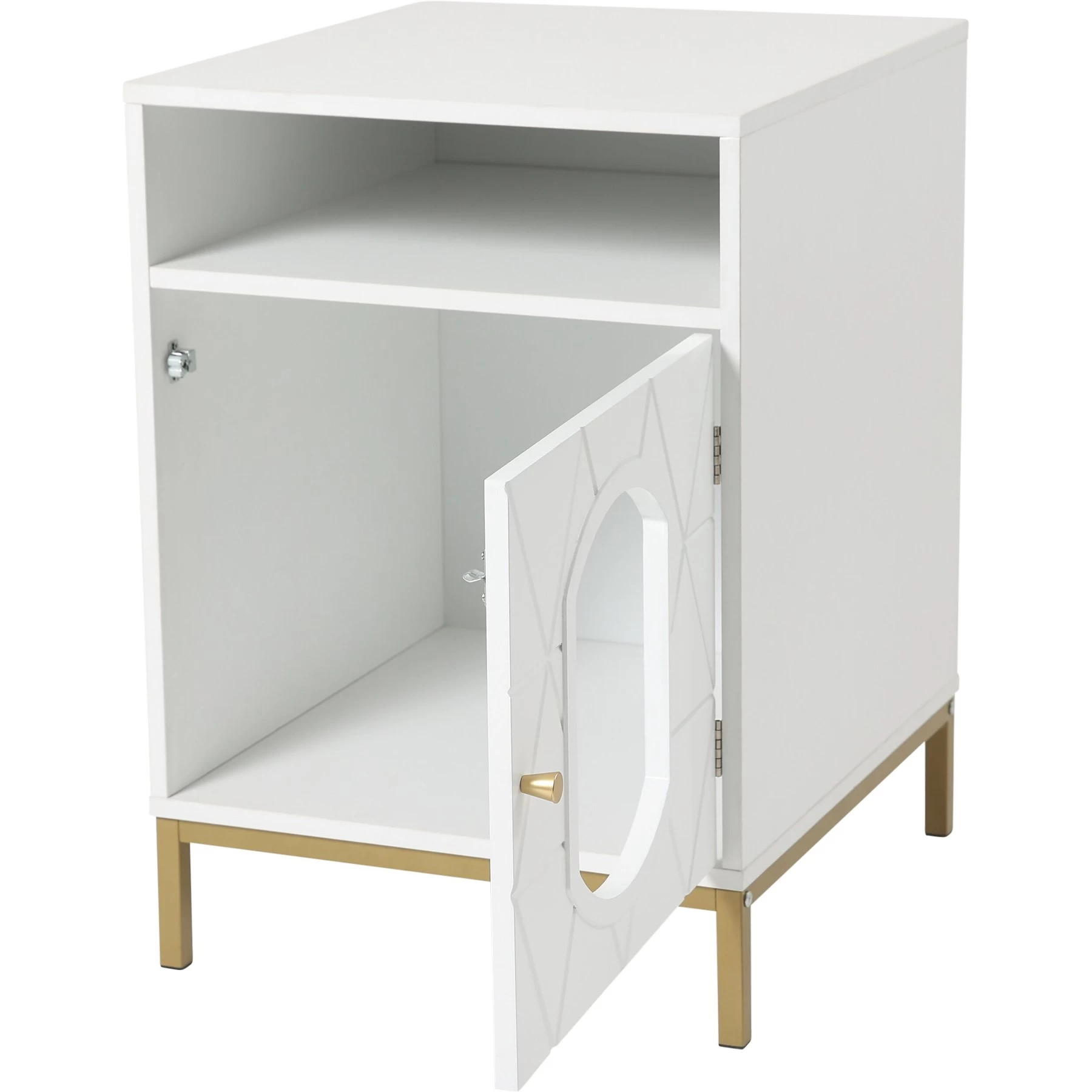 Frisco Elevated Side Table Litter Box Cover 4 Frisco Elevated Side Table Litter Box Cover - Image 2