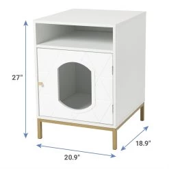 Frisco Elevated Side Table Litter Box Cover 8 Frisco Elevated Side Table Litter Box Cover -Purrfect Litter Shop 322627 PT2. AC SS1800 V1661376260