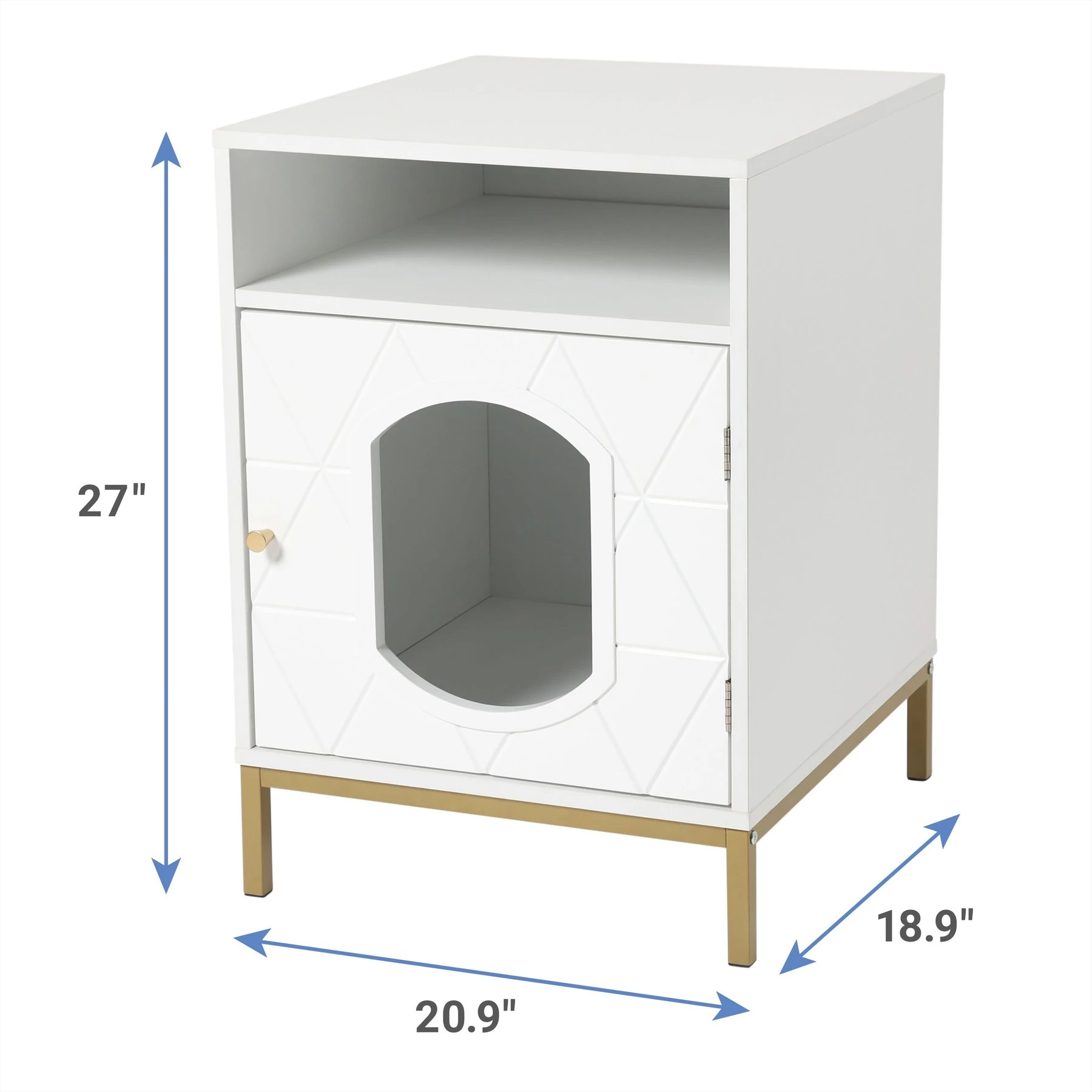Frisco Elevated Side Table Litter Box Cover 5 Frisco Elevated Side Table Litter Box Cover - Image 3