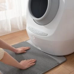 Casa Leo Leo's Loo Cat Litter Mat, Grey -Purrfect Litter Shop 329399 PT5. AC SS1800 V1651429288