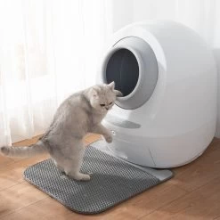 Casa Leo Leo's Loo Cat Litter Mat, Grey -Purrfect Litter Shop 329399 PT6. AC SS1800 V1657656890