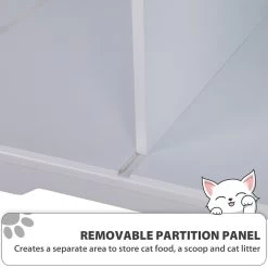 Coziwow By Jaxpety Wooden Storage Bench Cat Litter Box -Purrfect Litter Shop 333351 PT5. AC SS1800 V1681828735