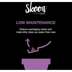 Skoon All Natural Lavender Scented Non-Clumping Cat Litter, 8-lb Bag -Purrfect Litter Shop 333933 PT5. AC SS1800 V1633464497
