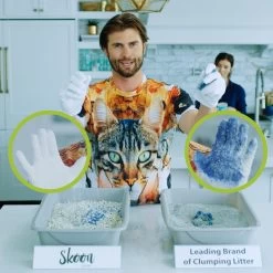 Skoon All Natural Lavender Scented Non-Clumping Cat Litter, 8-lb Bag -Purrfect Litter Shop 333933 PT7. AC SS1800 V1633464388