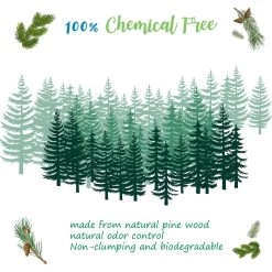 Casual Home Natural Pine Pellet Unscented Non-Clumping Cat Litter, 20-lb Bag -Purrfect Litter Shop 338569 PT8. AC SS1800 V1635348987