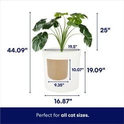 Frisco Hidden Planter Cat Litter Box, 16-in -Purrfect Litter Shop 345566 PT2. AC SS1800 V1686861496