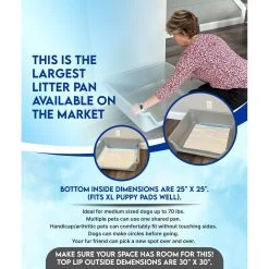 Shirley K's Senior Cat Litter Box, X-Large -Purrfect Litter Shop 347408 PT4. AC SS1800 V1679682947