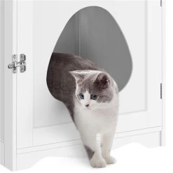 Yaheetech Washroom Bench Enclosed Cat House Cat Litter Box 17 Yaheetech Washroom Bench Enclosed Cat House Cat Litter Box -Purrfect Litter Shop 353531 PT6. AC SS1800 V1688150023